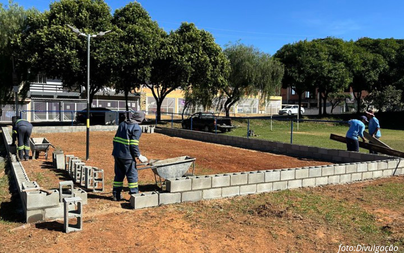 Prefeitura de Americana avança com obras de revitalização da praça do Boa Vista