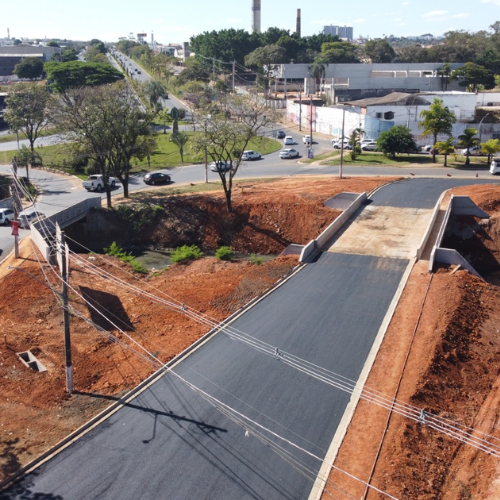 Obras da nova ponte sobre o Ribeirão Quilombo entram na reta final em Sumaré