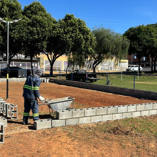 Prefeitura de Americana avança com obras de revitalização da praça do Boa Vista